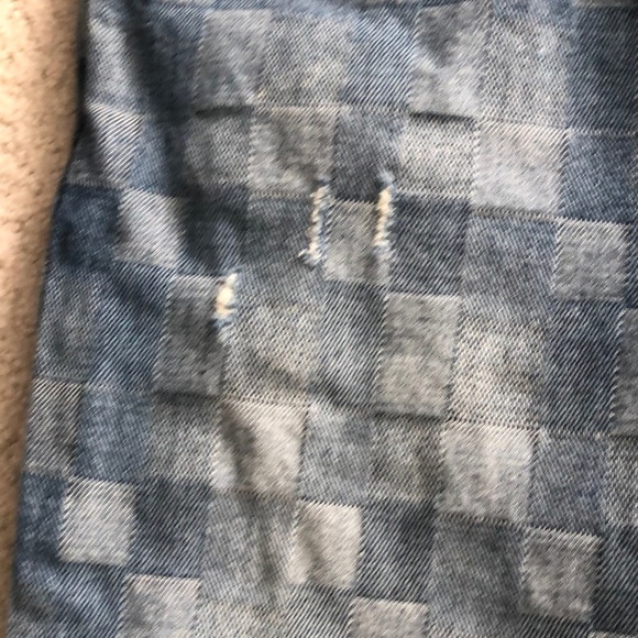 Current/Elliott The Fling in checkered denim 27‎ - Picture 8 of 12